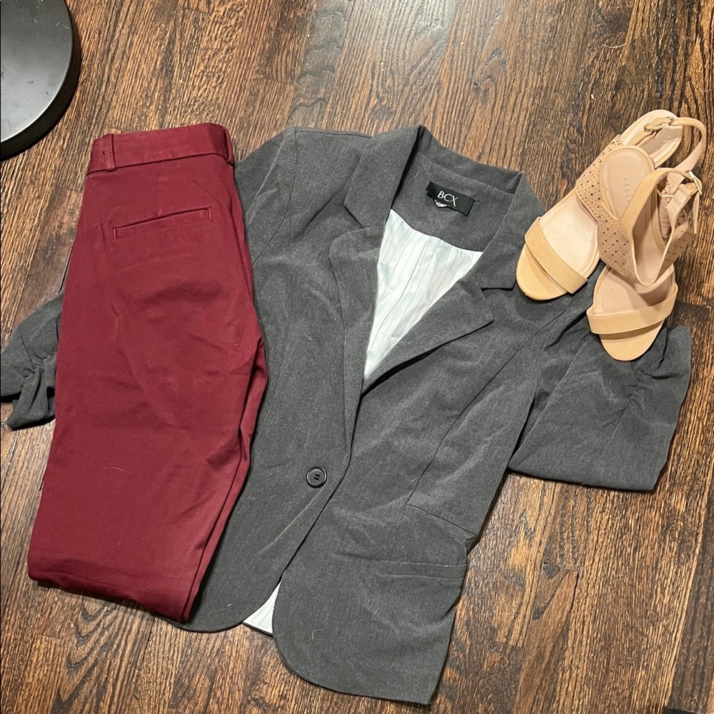 BCX Gray Blazer